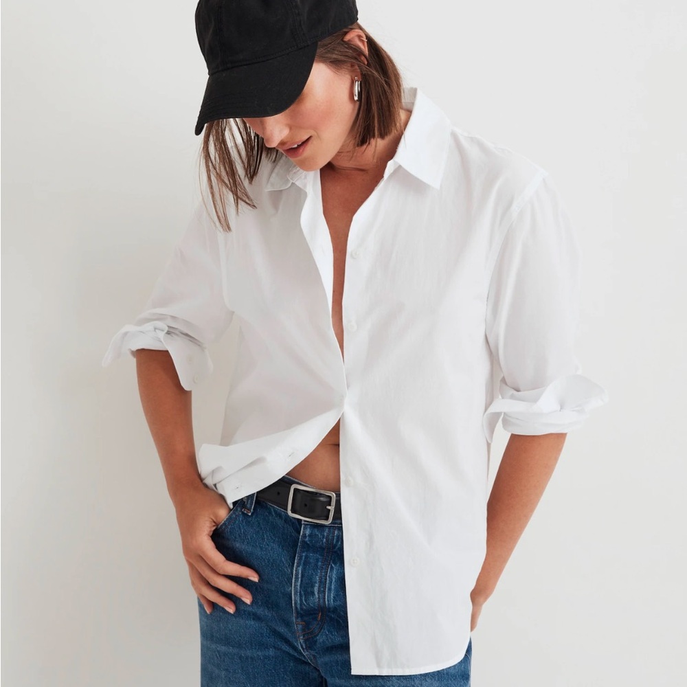 Madewell Signature Poplin Relaxed Shirt